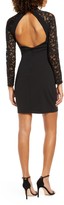Thumbnail for your product : Sequin Hearts Sequin Lace Long Sleeve Cocktail Dress