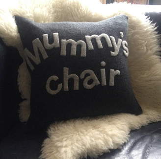 Andrea Dunne Design and Interiors Mummy's Chair Cushion 100% Supersoft Merino