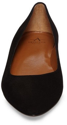 Aquatalia Women's Perla Weatherproof Genuine Calf Hair Ballerina Shoe