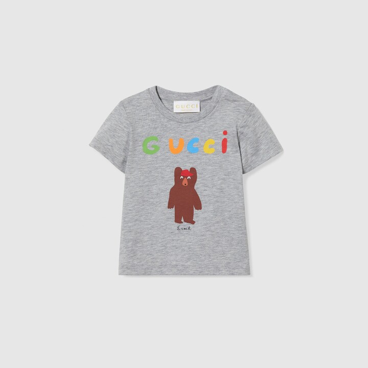 Gucci Baby cotton T-shirt with print
