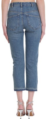 Etoile Isabel Marant Garance Jeans In Blue Denim