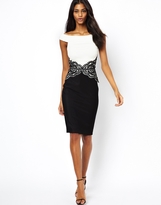 Thumbnail for your product : Lipsy Dress with Lace Trim Waist