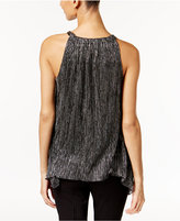 Thumbnail for your product : Alfani Petite Metallic Halter Top, Only at Macy's
