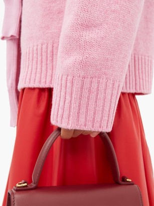 Christopher Kane Octopus Tie-front Wool Sweater - Light Pink