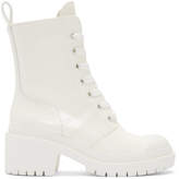 Thumbnail for your product : Marc Jacobs White Bristol Laced Up Boots