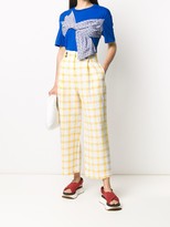 Thumbnail for your product : Sjyp Cropped Wide-Leg Trousers