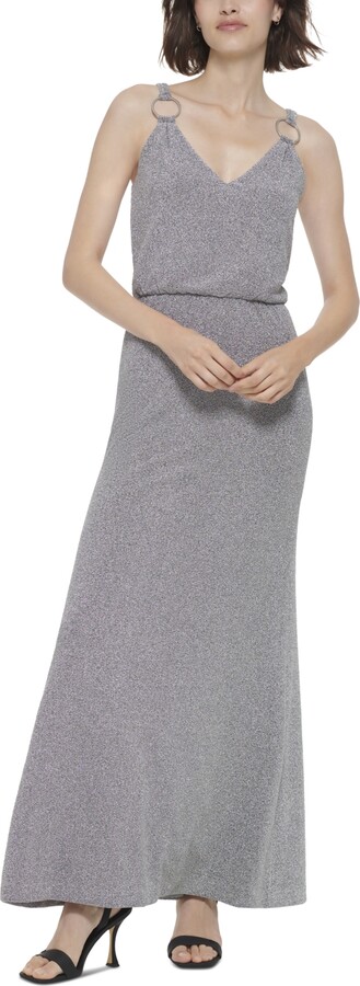 Calvin Klein Women's Silver Dresses | ShopStyle