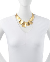 Thumbnail for your product : Herve Van Der Straeten Yucata 24k Gold-Plated Collar Necklace