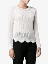 Thumbnail for your product : Simone Rocha open knit embellished jumper