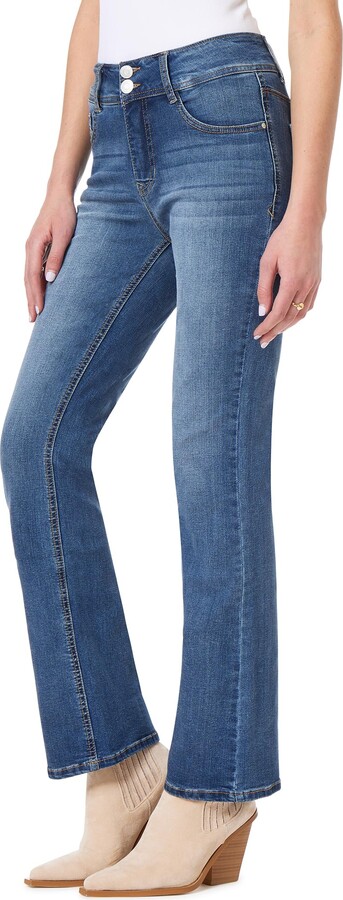 Angels Forever Young Women's Curvy Bootcut Mid-Rise Jeans