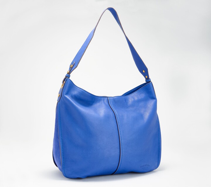 American Leather Co. Summit Large Zip Top Leather Hobo