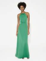 Thumbnail for your product : Halston Flutter Back Georgette Gown