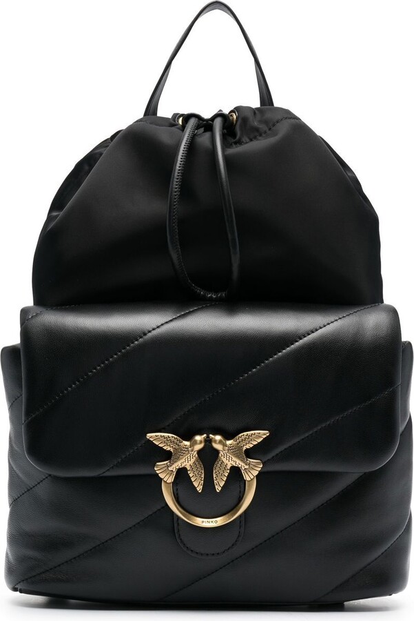 Pinko Leather Quilted Backpack ShopStyle