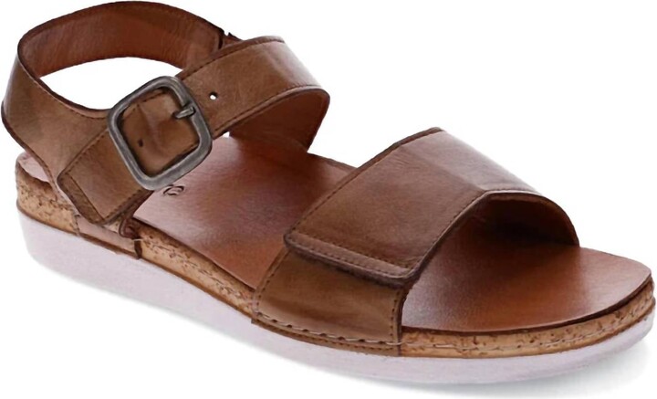 Revere Women's Georgia Sandals In Caramel