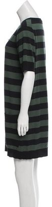 Louis Vuitton Embellished Striped Dress