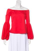 Thumbnail for your product : Caroline Constas Bateau Bell Sleeve Top