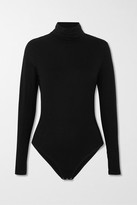 Thumbnail for your product : Ninety Percent + Net Sustain Stretch-tencel Turtleneck Bodysuit
