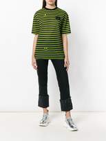 Thumbnail for your product : McQ striped eyes T-shirt