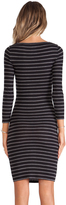 Thumbnail for your product : BCBGMAXAZRIA Long Sleeve Striped Dress