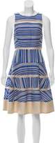 Thumbnail for your product : Tibi Stripe A-Line Dress