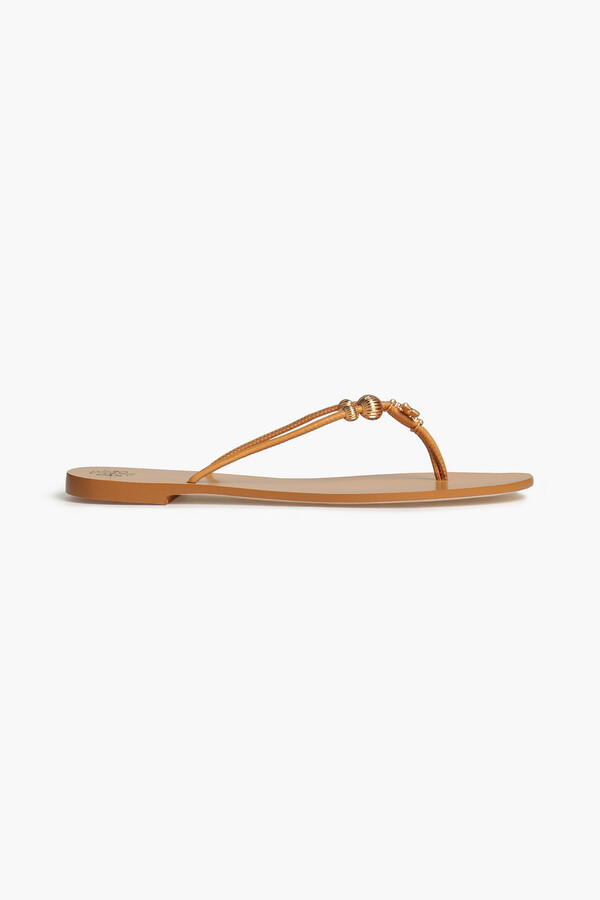 tory burch flip flops yellow