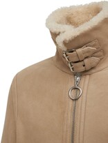 Thumbnail for your product : AMI Paris Zip Shearling Jacket