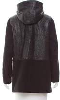 Thumbnail for your product : Sandro Paneled Wool Coat