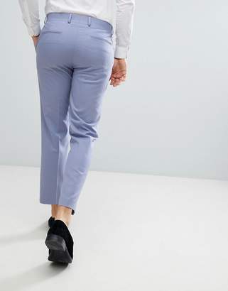 ASOS Design Skinny Smart Pants In Lilac