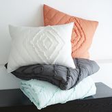 Thumbnail for your product : west elm Ruffled + Ruched Quilt - Peach Rose