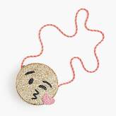 Thumbnail for your product : J.Crew Girls' glitter bag in kissy face emoji