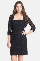 Thumbnail for your product : JS Collections Embellished Lace Dress & Jacket