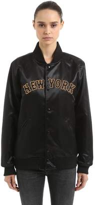 New Era New York Yankees Satin Varsity Jacket