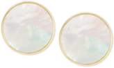 Thumbnail for your product : Macy's Mother-of-Pearl Disc Stud Earrings in Sterling Silver