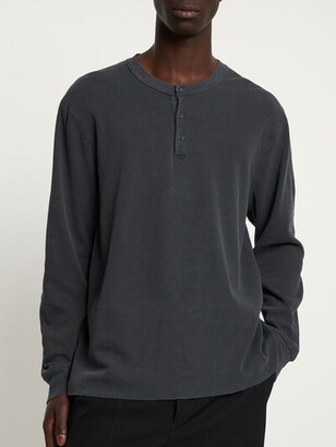 James Perse Henley long sleeve thermal t-shirt