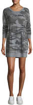 Thumbnail for your product : Splendid Camo-Print Crewneck Sweatshirt Dress
