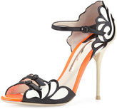 Thumbnail for your product : Webster Sophia Savannah Printed Patent Sandal, Black/Sand