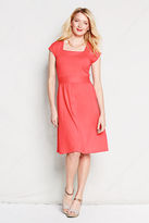 Thumbnail for your product : Lands' End Women's Petite Short Sleeve Cotton Modal Squareneck Dress