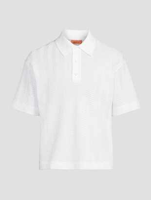Missoni Embroidered Piquet Polo Shirt - ShopStyle