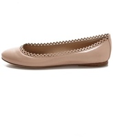 Thumbnail for your product : Belle by Sigerson Morrison Anan Cutout Trim Flats
