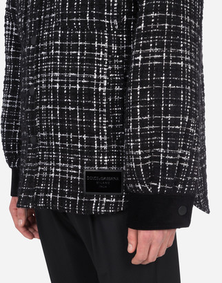 Dolce & Gabbana Tweed jacket with velvet details