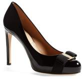 Thumbnail for your product : Ferragamo Pimpa Rounded Toe Bow Pump