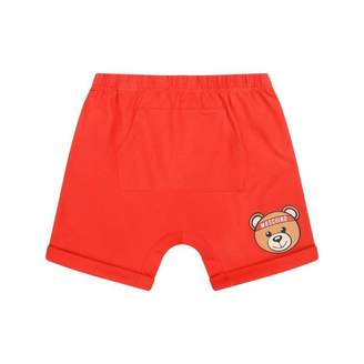 Moschino MoschinoBaby Boys Teddy Vest Top & Red Shorts Set