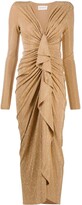 Thumbnail for your product : Alexandre Vauthier Rhinestone-Embellished Ruched Dress