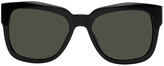 Thumbnail for your product : Dries Van Noten Black Linda Farrow Edition D-Frame Sunglasses