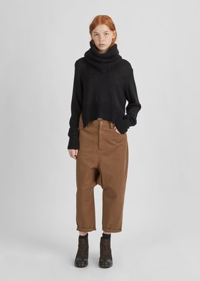 Y's Dropped Chino Pant Brown Size: JP 2