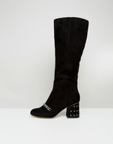 Thumbnail for your product : ASOS CHIRON Loafer Knee High Boots