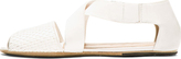 Thumbnail for your product : Marsèll White Woven Leather Sandals