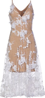 Dress the Population Audrey Embroidered Fit & Flare Dress - ShopStyle