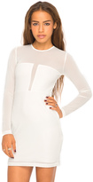Thumbnail for your product : Motel Rocks Motel Phoebe Bodycon Dress in Honeycombe Black Spandex