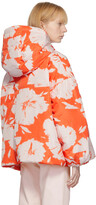 Thumbnail for your product : Nina Ricci Orange & White Down Jacket